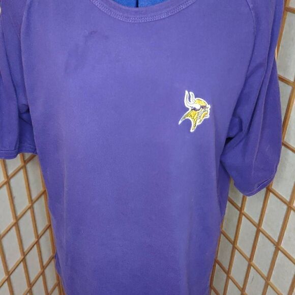The Edge Men's Vintage 1999 Minnesota Vikings Fanatic T-Shirt Purple Large - Picture 2 of 8